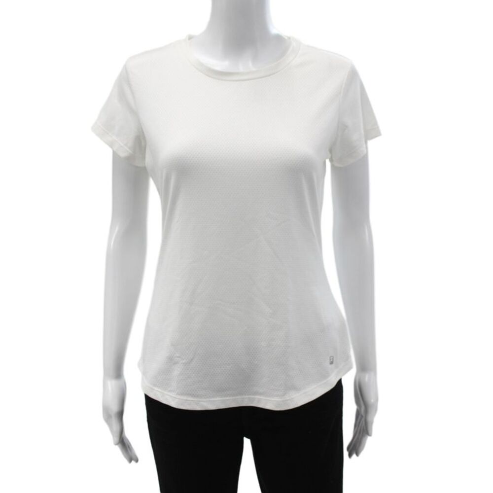 Fila Womens Basic Short Sleeve T-Shirt White Athleisure Size S